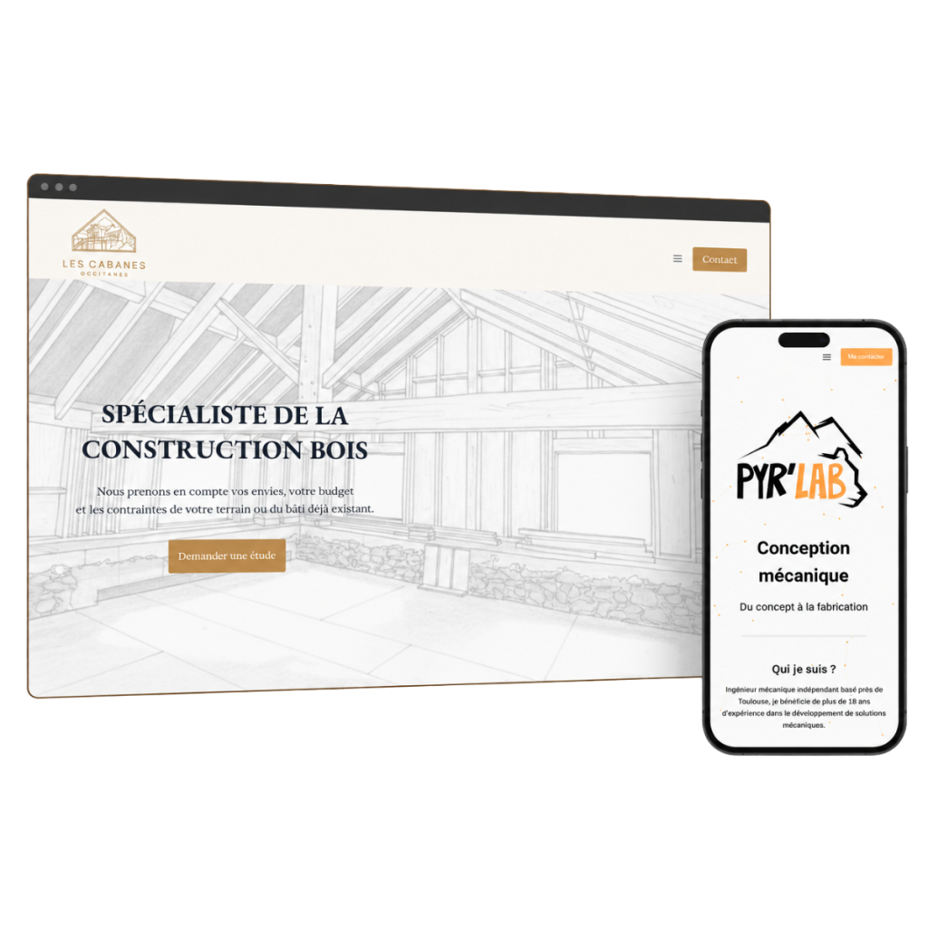 HERO Exemples de sites professionnels